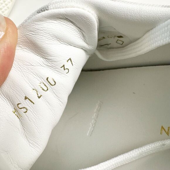 LOUIS VUITTON Frontrow Pink Monogram Sneakers Size 37 US 7 Lace Up LV Logo Low - Picture 10 of 12